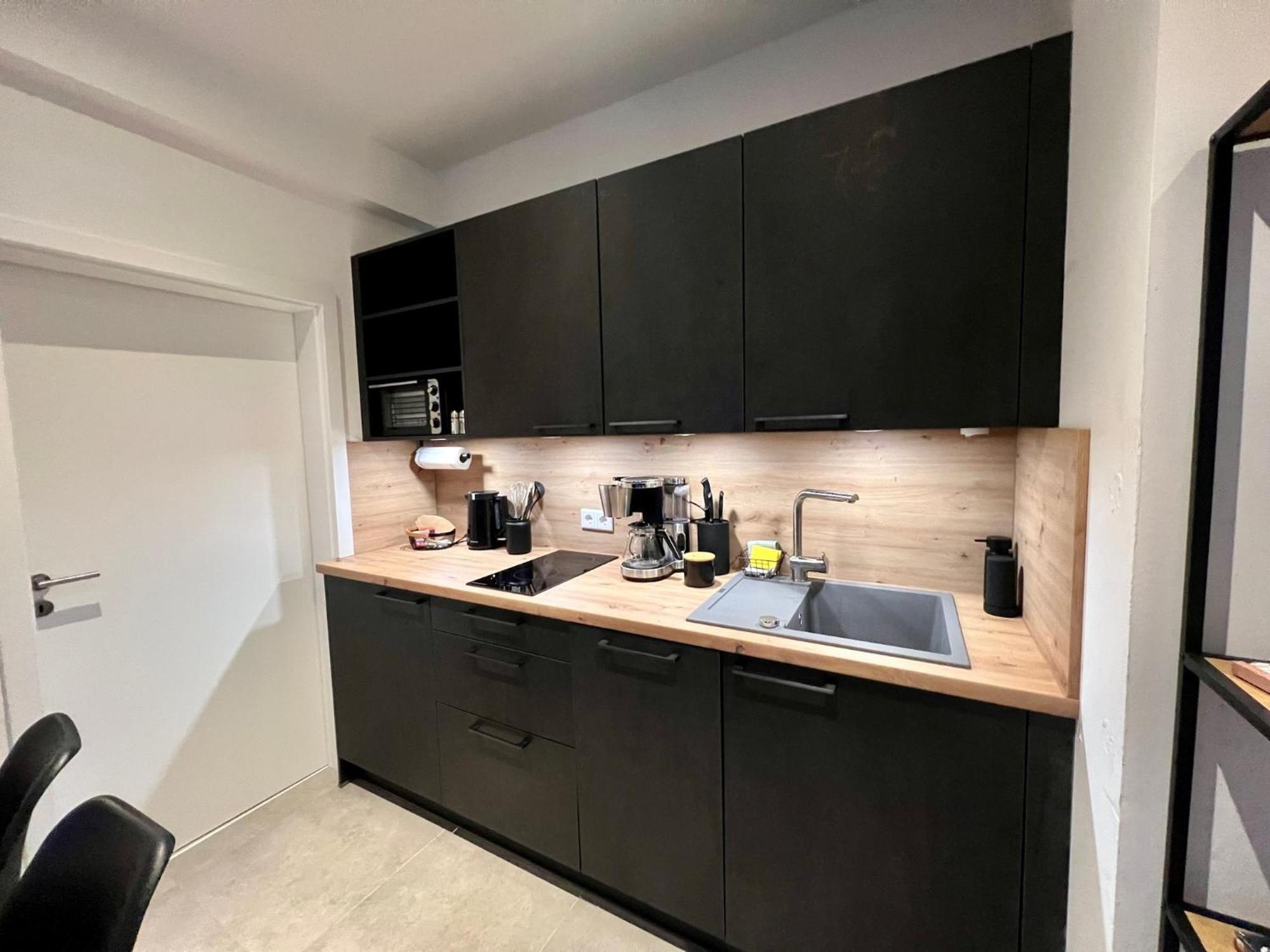 Piso Superior - Exklusives Apartment An Der Promenade Mit Rheinsicht & Loggia Emmerich Luaran gambar