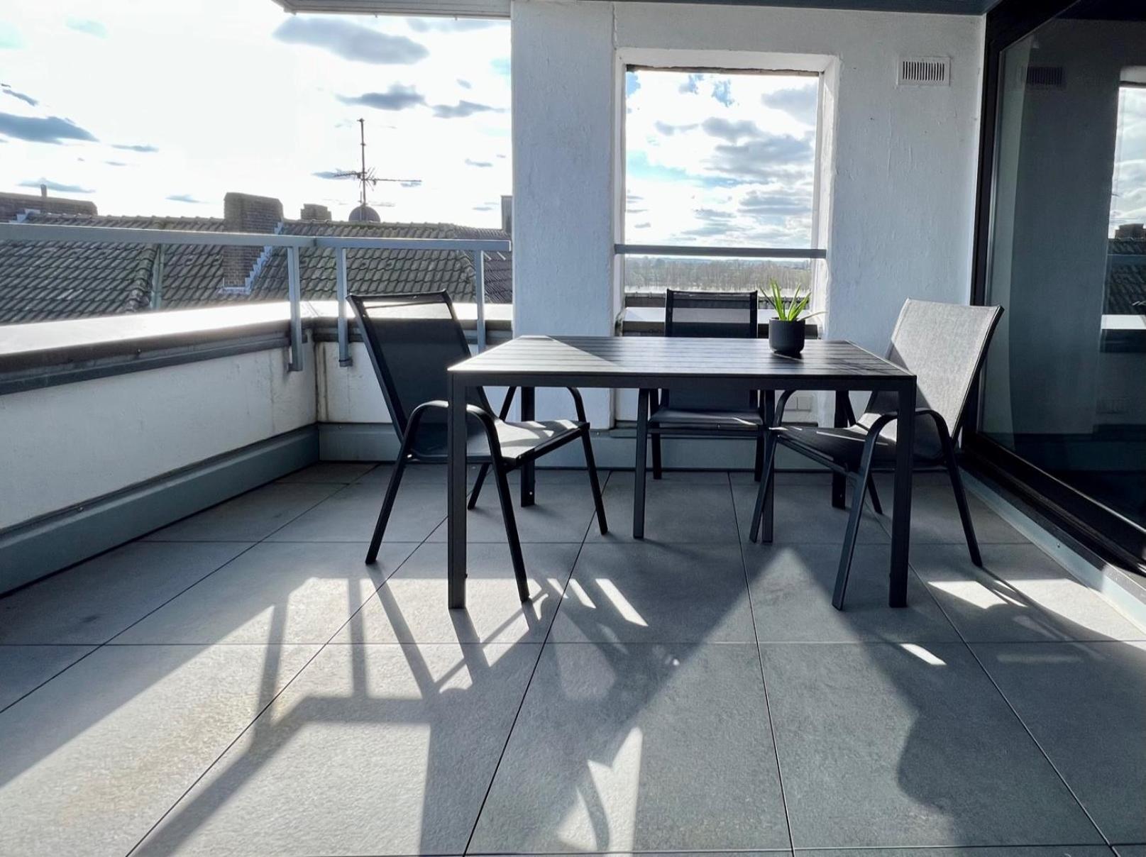 Piso Superior - Exklusives Apartment An Der Promenade Mit Rheinsicht & Loggia Emmerich Luaran gambar
